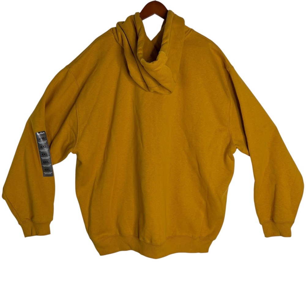 Carhartt K185 Heavyweight Full Zip Hoodie Gold Men's Size 4XL New With Tags - Picture 3 of 7